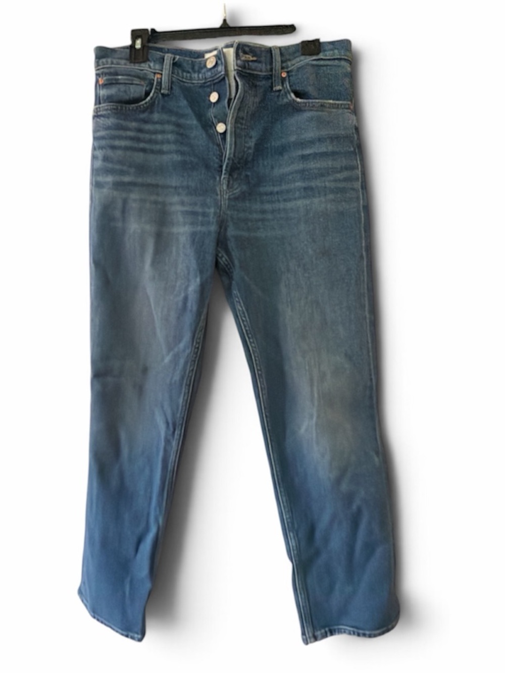 MOTHER Classic Women's Blue Denim Jeans - Timeless Straight Fit